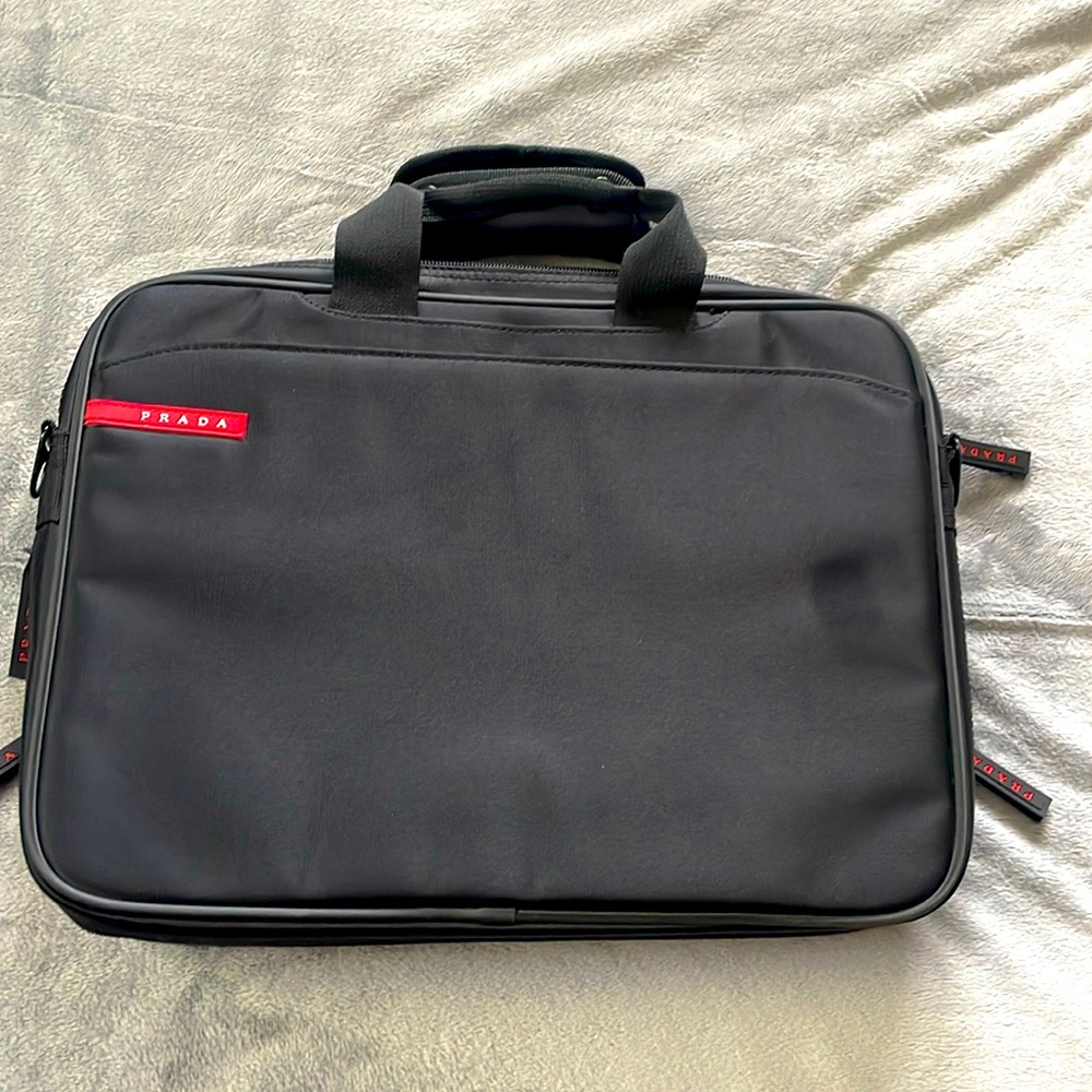 Nylon Prada laptop bag